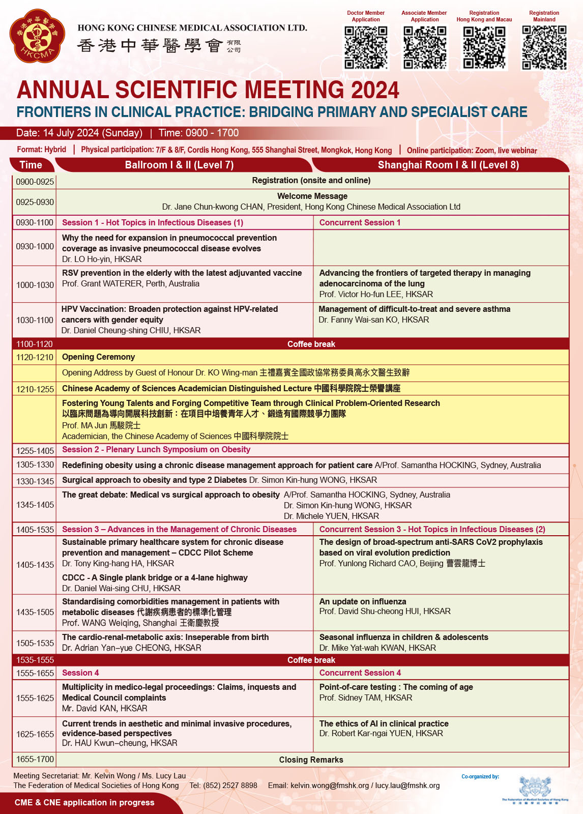 Annual Scientific Meeting 2024Frontiers in Clinical Practice: Bridging Primary And Specialist Care
