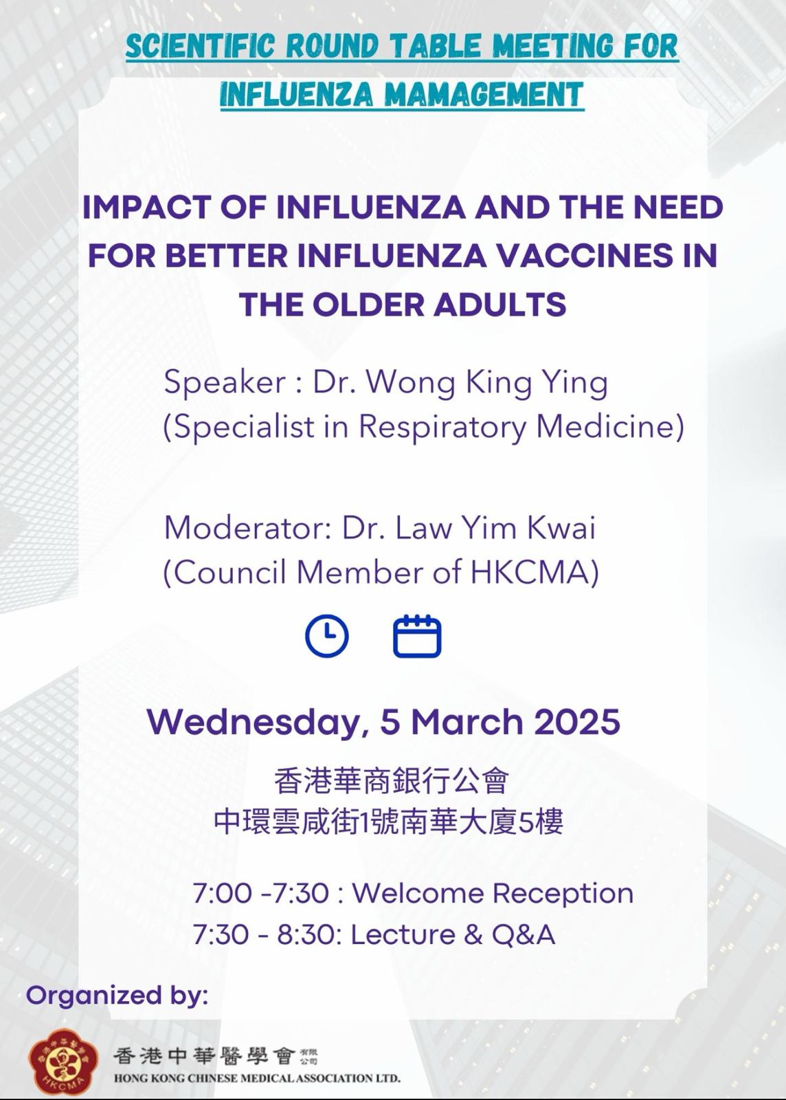 Impact of Influenza and The Need for Better Influenza Vaccines in The Older Adults